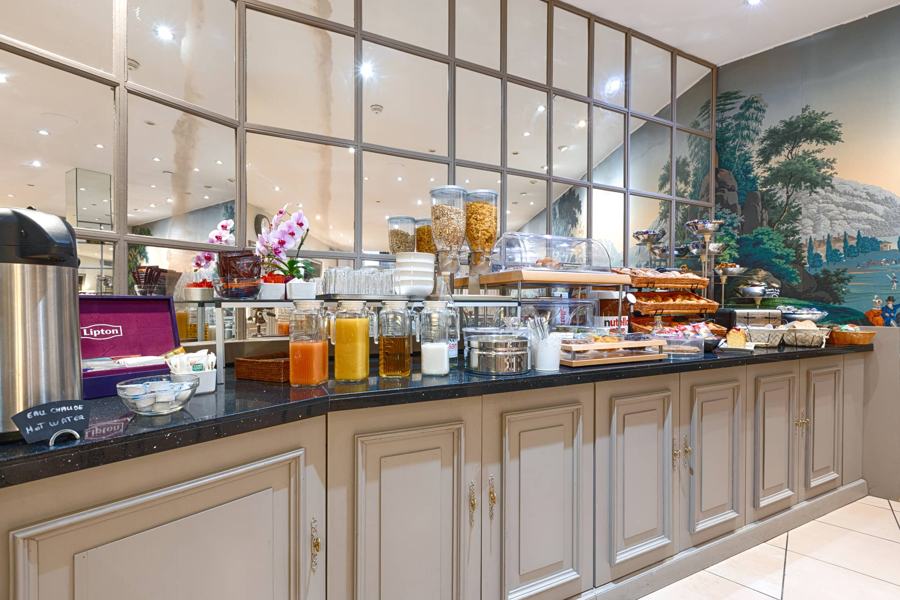 Le buffet du petit-déjeuner